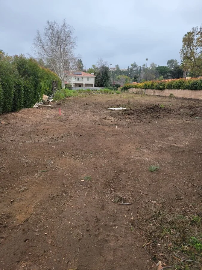 The Empty Lot &mdash; Where the project began, before the first shovel.